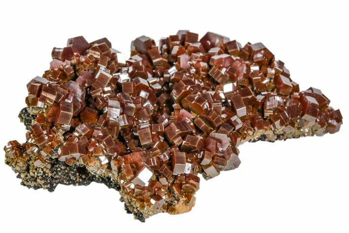 Large, Ruby Red Vanadinite Crystal Aggregation - Morocco #104759
